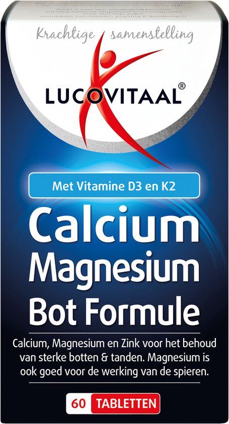 Lucovitaal Calcium Magnesium Bot Formule - 60 tabletten