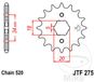 JT Sprockets JTF275.15 15T stalen voortandwiel