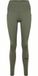 Hummel Dameslegging Hmlhiit Intensity Hoge Taille Katoen 50% Deep Lichen Green Effen S