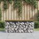 Prolenta Maison Exclusive - Tuinbank van gabionen, 103x44x42 cm, van geïmpregneerd grenenhout