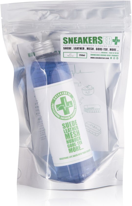 Sneakers Er Schoonmaakmiddel voor schoenen leer canvas suede nubuck mesh etc