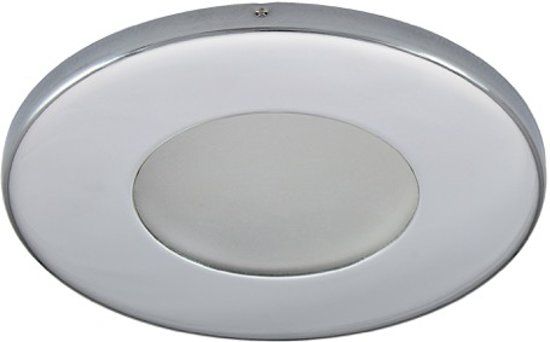 Philips IP44 LED inbouwspot - Moa - Rond Chrome - Koel Wit - Dimbaar 4.9W