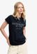 Superdry Luxe Casual Classic T-shirt Femme Eclipse Navy Coton Taille 16
