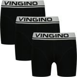 Vingino Boys Boxer 3 Pack Ondergoed & Nachtkleding Jongens - Zwart - Maat 134/140