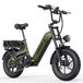 StarTech Mile Link Elektrische fatbike - 250W motor - 48V 18Ah accu - 120 km actieradius - 40,6 x 10,2 cm brede banden - Hydraulische schijfremmen - Legergroen