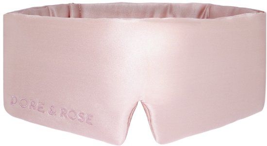 Dore &amp; Rose Dore & Rose - Slaapmasker - Oogmasker - Zijden Slaapmasker Voor Mannen en Vrouwen - Deep Sleep Mask - Eye Mask - Verduisterend - Wallen - Roze - Nº 33 Rêve Éveillé