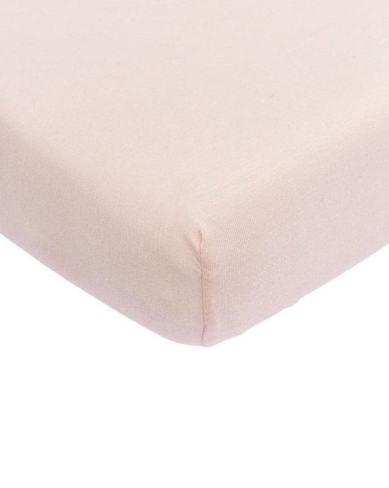 Meyco Baby Uni hoeslaken wieg - soft pink - 40x80/90cm
