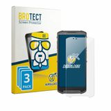 BROTECT Screenprotector 3 Stuks voor Newland MT95 Kambur Pro III Beschermglas transparant