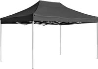 vidaXL Partytent professioneel inklapbaar 4,5x3 m aluminium antraciet