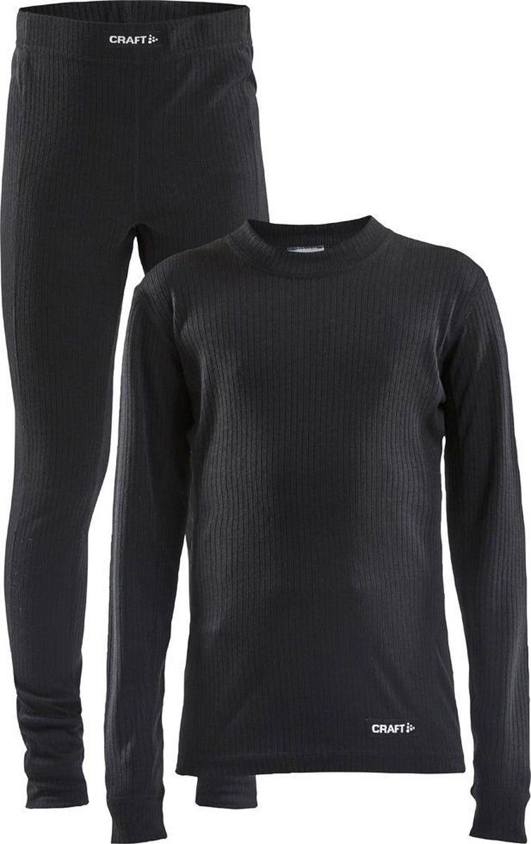 Craft Core Dry Baselayer Set Thermoset Kids - Maat 110 - Zwart