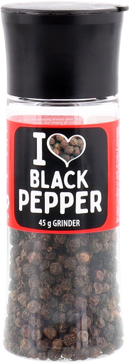 Black Pepper Pepermolen - - Peper 45g -