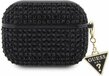 Guess Rhinestones Triangle Logo AirPods Case for AirPods Pro 2 - Black