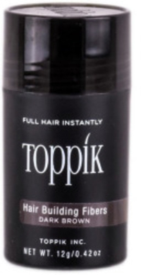 Toppik Hair Building Fibers Donkerbruin - 12 gram - Cosmetische Haarverdikker - Verbergt haaruitval - Unisex