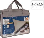 Koopman Schaduwdoek UV50+ driehoek taupe 3.6x3.6x3.6m