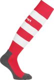 Uhlsport Team Pro Essential Stripe Voetbalkousen - Rood / Wit | Maat: 45-47
