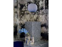 Knit-Wit Lampadaire Rond Moyen Argent