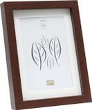 Deknudt Frames fotolijst - bruin met passe-partout - 10x15 / 13x18 cm