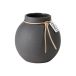 ERNST Vase en grès gris foncé 10 cm