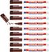 edding 400 permanent marker - bruin - 10 stiften - ronde punt 1 mm