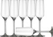 Royal Leerdam Carre Champagneglazen/flutes - 6 stuks - 220 ml - Glas - Transparant