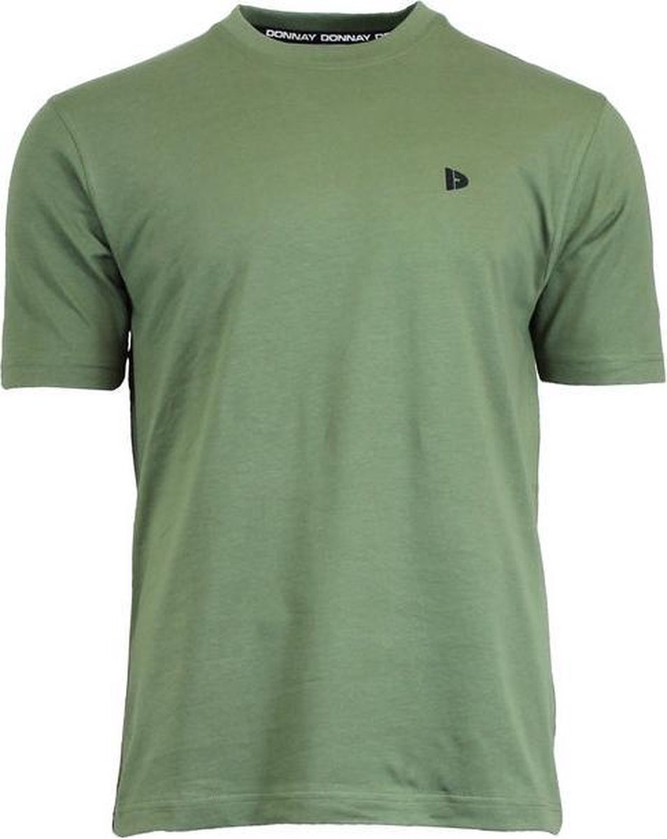 Donnay T-shirt - Sportshirt - Heren - Maat S - Leger groen