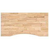 VidaXL Bureaublad rechthoekig 100x50x2,5 cm onbehandeld eikenhout