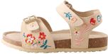 Next Sandalen beige / petrol / lichtroze / rood