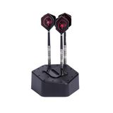 Unicorn Ultra Darts Stand | Houdt 6 Sets - 18 Stalen Tip Darts | Lichtgewicht maar taai slagvast ABS | Zwart met Verhoogd U-logo