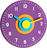 TFA Dostmann Polo purple 23 cm klok