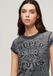 Superdry Retro Rocker T-shirt Femme Manches Courtes Jet Black