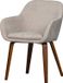 vtwonen Base Eetkamerstoel - Hout - Zand - 80x58x58