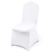 VEVOR Witte stoelhoezen, afneembare wasbare beschermende hoezen voor bruiloft, vakantie, banket, feest, feest, dineren (50 stuks)