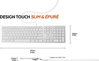 Mobility Lab Toetsenbord voor MAC - - ML302966 design keyboard - USB - PLUG & PLAY
