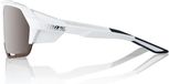 100% Norvik - Soft Tact White - HiPER Silver Mirror Lens - Unisexe - Blanc
