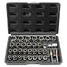 VEVOR Boutenuitdraaierset, 29-delige bout- en moerverwijderset, 6 mm tot 10 mm, 13/32" tot 3/4", uittrekbare steeksleutelset van CR-MO-staal met opbergkoffer, moer om te verwijderen