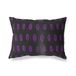 BonaMaison Paars-Zwart Decoratieve Kussensloop, Kussenhoezen Bank, Decoratieve Kussenhoesjes, Kussensloop; Sofa, Slaapkamer, Kantoor, Auto 45x60 Cm - Ontworpen en vervaardigd in Turkije