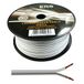Luidsprekerkabel 2x2,50mm2-100m - wit - CCA - audiokabel - luidsprekerkabel