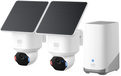 Eufy Security SoloCam E42 2-Cam Kit (HomeBase S380) - 4K Draadloze Buiten Beveiligingscamera, Werkt met HomeBase S380, Zonne-energie, AI-Bewegingsdetectie, Pan & Tilt, Gezichtsherkenning, Lokale Opslag tot 16 TB