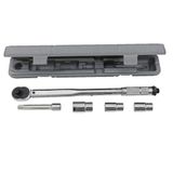 Petex 44710000 momentsleutel 40-210 Nm, incl. 3 doppen 17/19/21 mm 1 verlenging