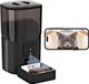 Viervoeter Feed Pro - Automatische Voerbak 6L - HD Camera & Audio - Kat en Hond - Voerautomaat met App - Zwart