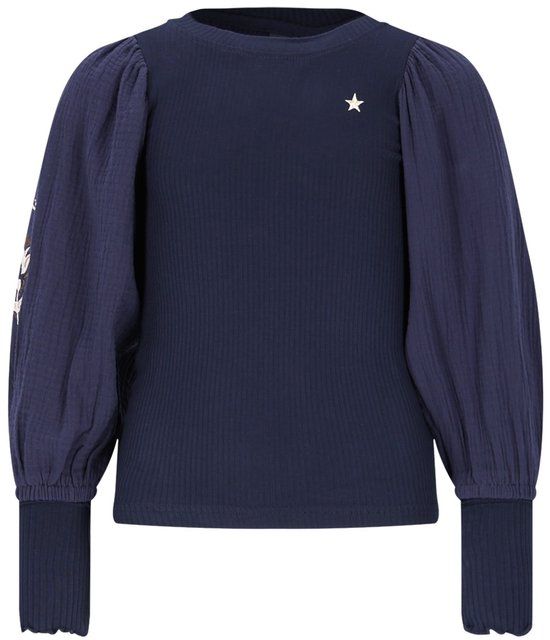 Like Flo Meisjes T-shirt F508-5402 - Maat 110 - Navy
