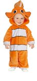 Clownvis-kostuum Fiestas Guirca Little fish jumpsuit baby 18-24 maanden