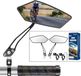 Shenzhen Haorui Industrial Technology Co., Ltd. Rétroviseur de vélo - Réglable à 360° - Lot de 2 - Verre HD