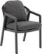 Goossens Tuinstoel Portofino - Antraciet - 56 x 79 x 70 cm