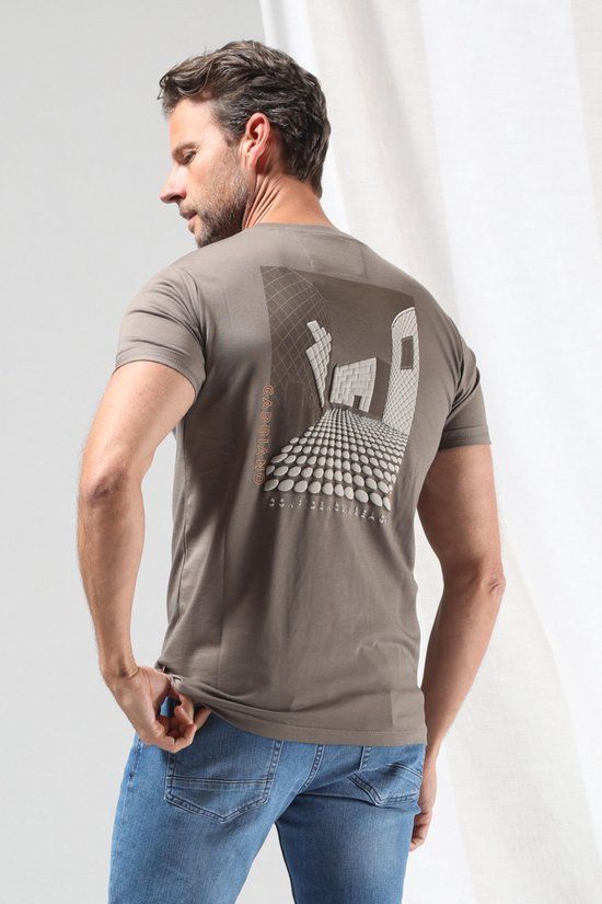 Gabbiano Heren T-shirt Bara 1565111 - 3XL - Bruin