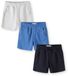 Minoti korte broek jongens 3-pack - katoen - donkerblauw