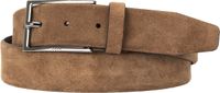 Hugo Boss BOSS leren heren riem - koperkleurig