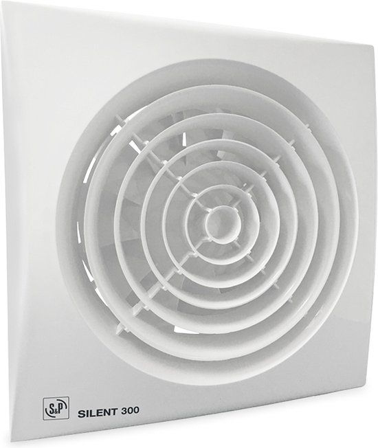 Soler & Palau Silent-300 CRZ Badkamerventilator 150mm - Met Timer - 260 m³/h - 32dB - IP45
