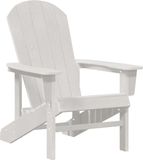 vidaXL Adirondack-stoel Wit HDPE