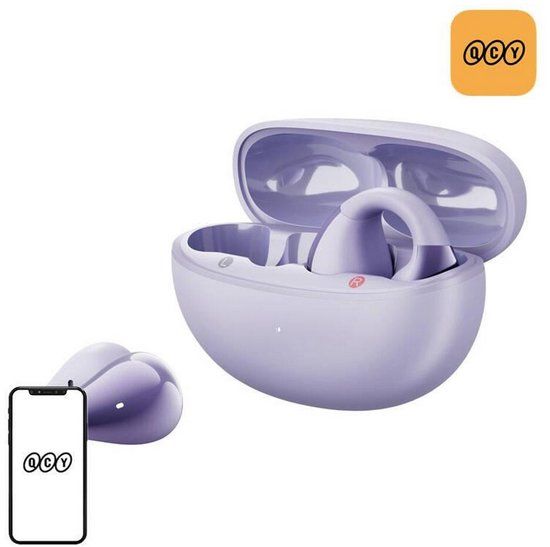 QCY T33 - On-ear koptelefoon - Paars